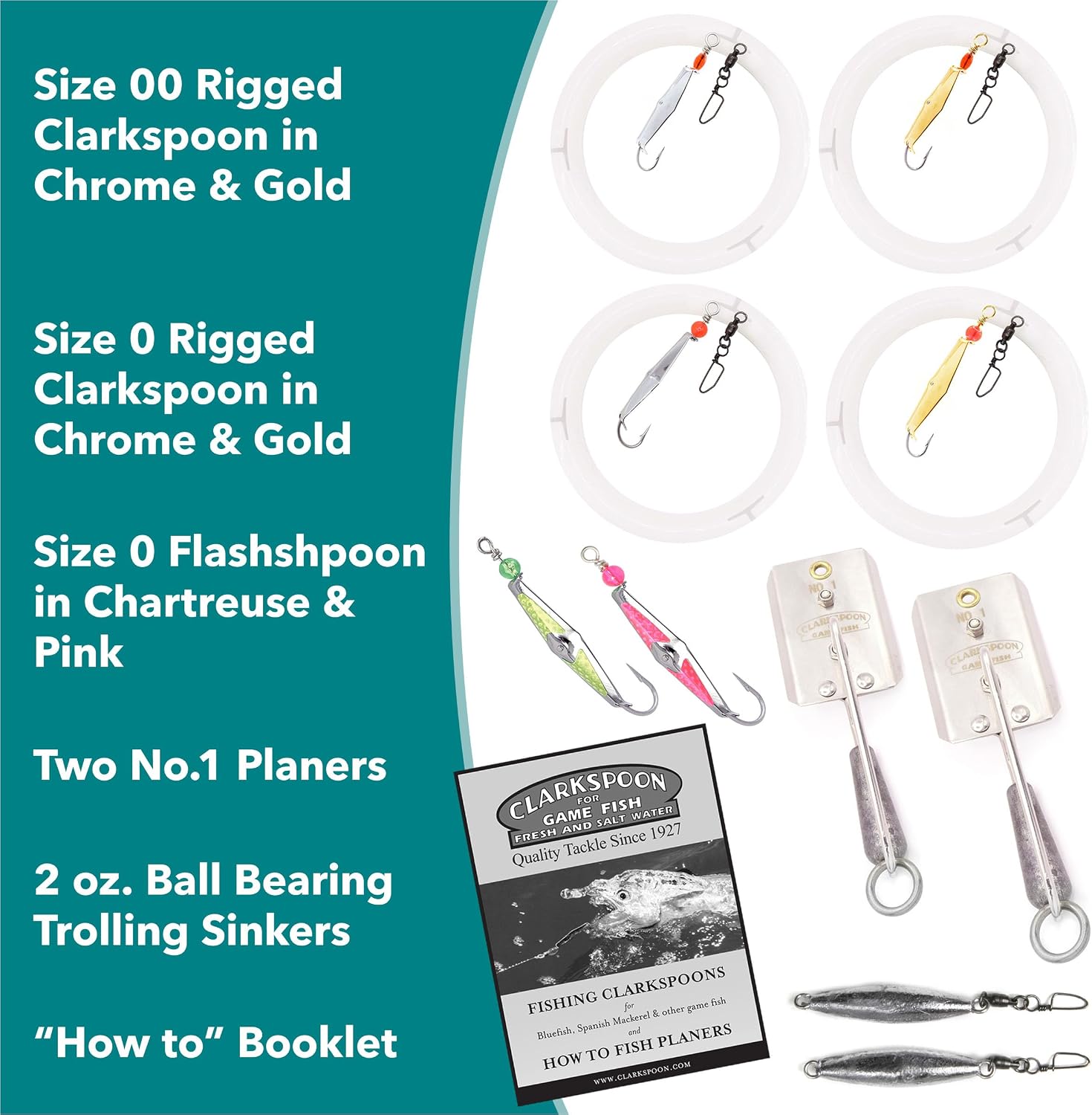 Clarkspoon | Ready to Fish Trolling Kit