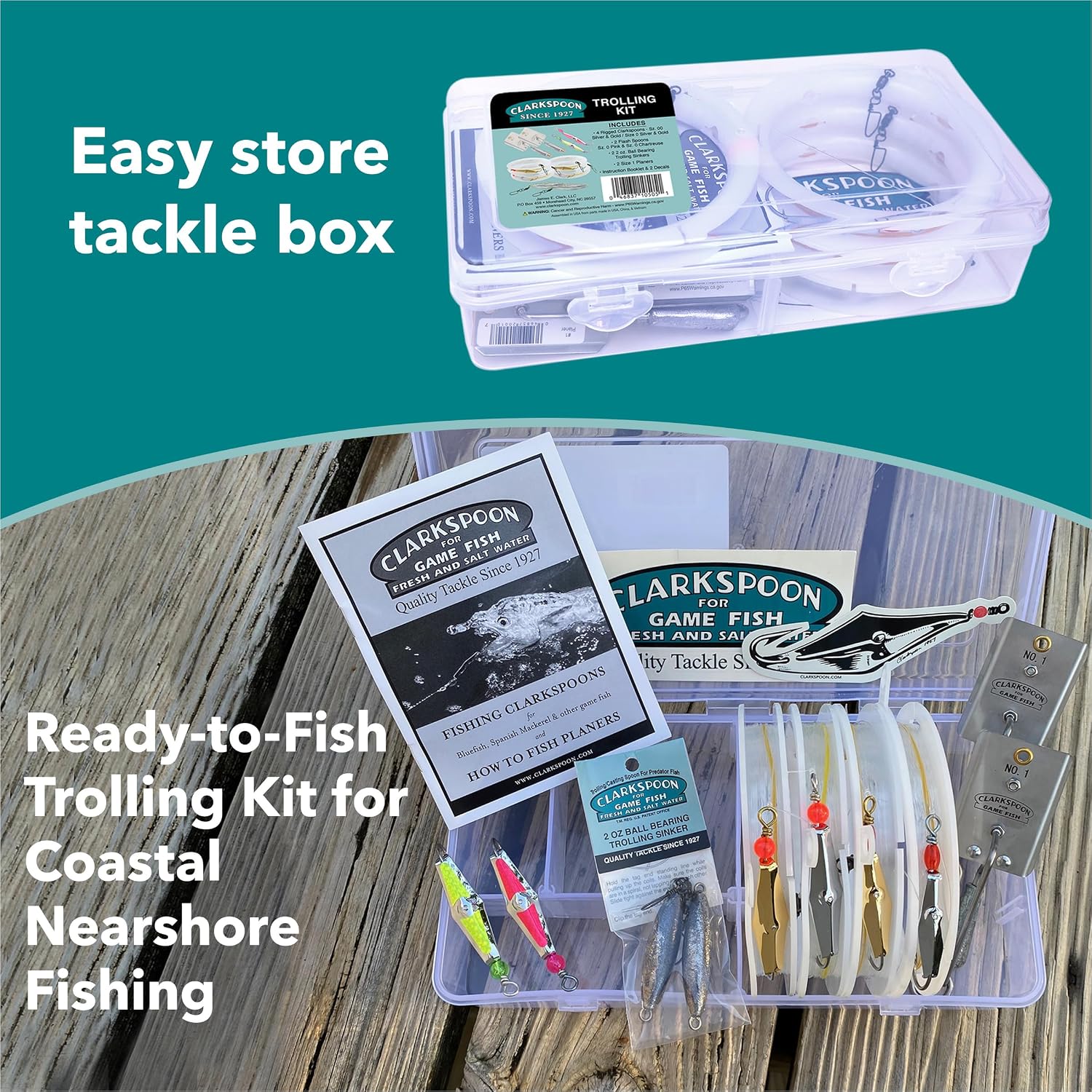 Clarkspoon | Ready to Fish Trolling Kit